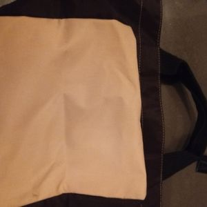 Herve Chapelier Brown Tan Mediun Tote